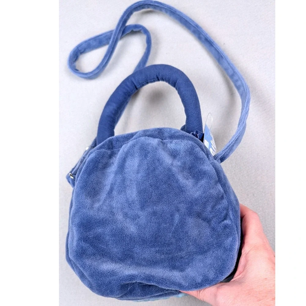 Bluey‎ Plush Character Purse Crossbody Bag Blue Soft Toddler Kids Handbag 0087